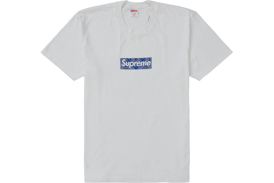 Supreme Bandana Box Logo Tee 'White'