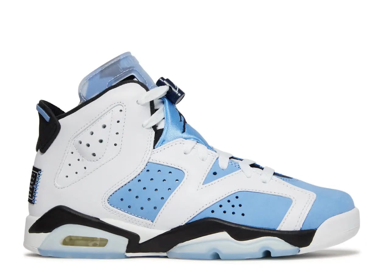 Air Jordan 6 'UNC White' (GS)