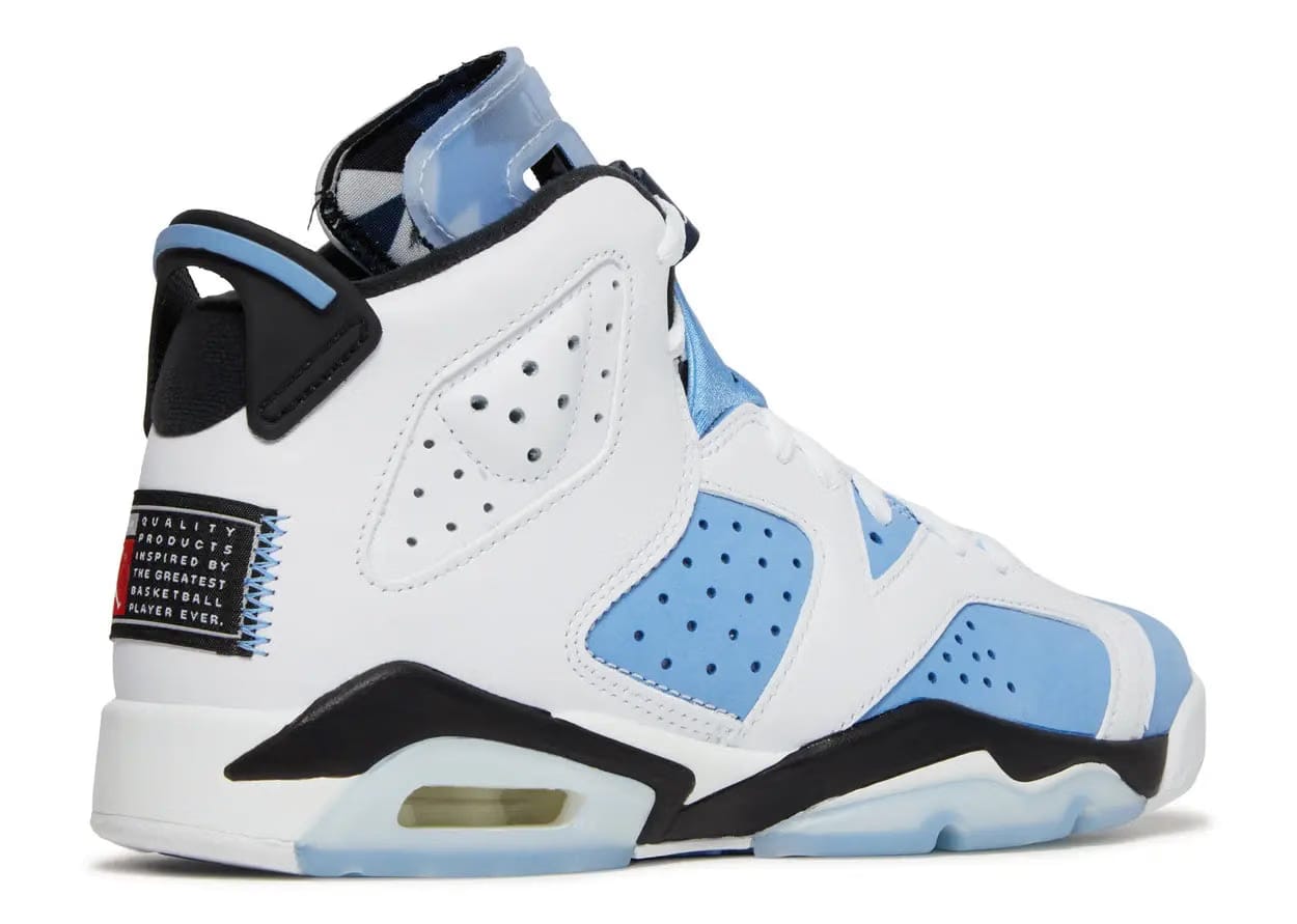 Air Jordan 6 'UNC White' (GS)