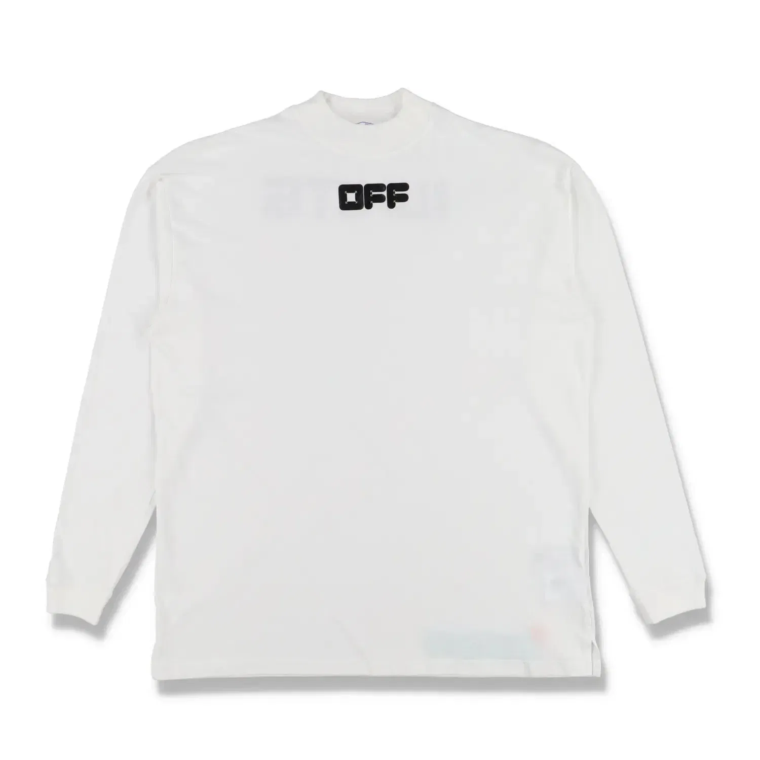 Off-White Arrows Font Over Long Sleeve Tee 'White Black'