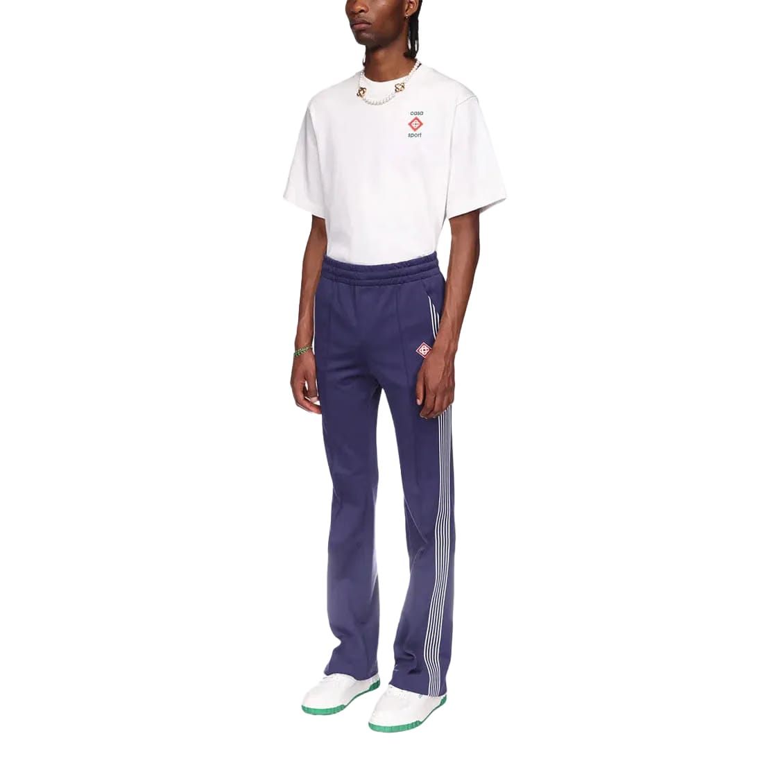 Casablanca Striped Track Pants 'Midnight Sail'