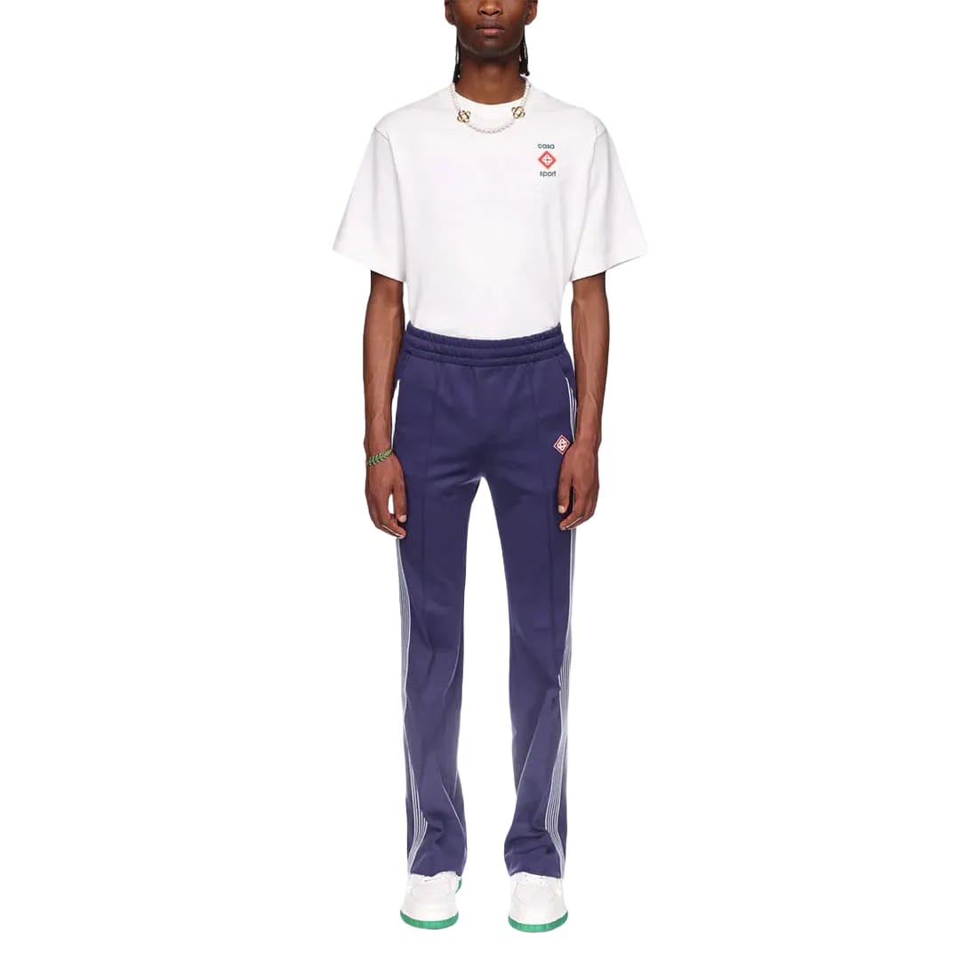 Casablanca Striped Track Pants 'Midnight Sail'