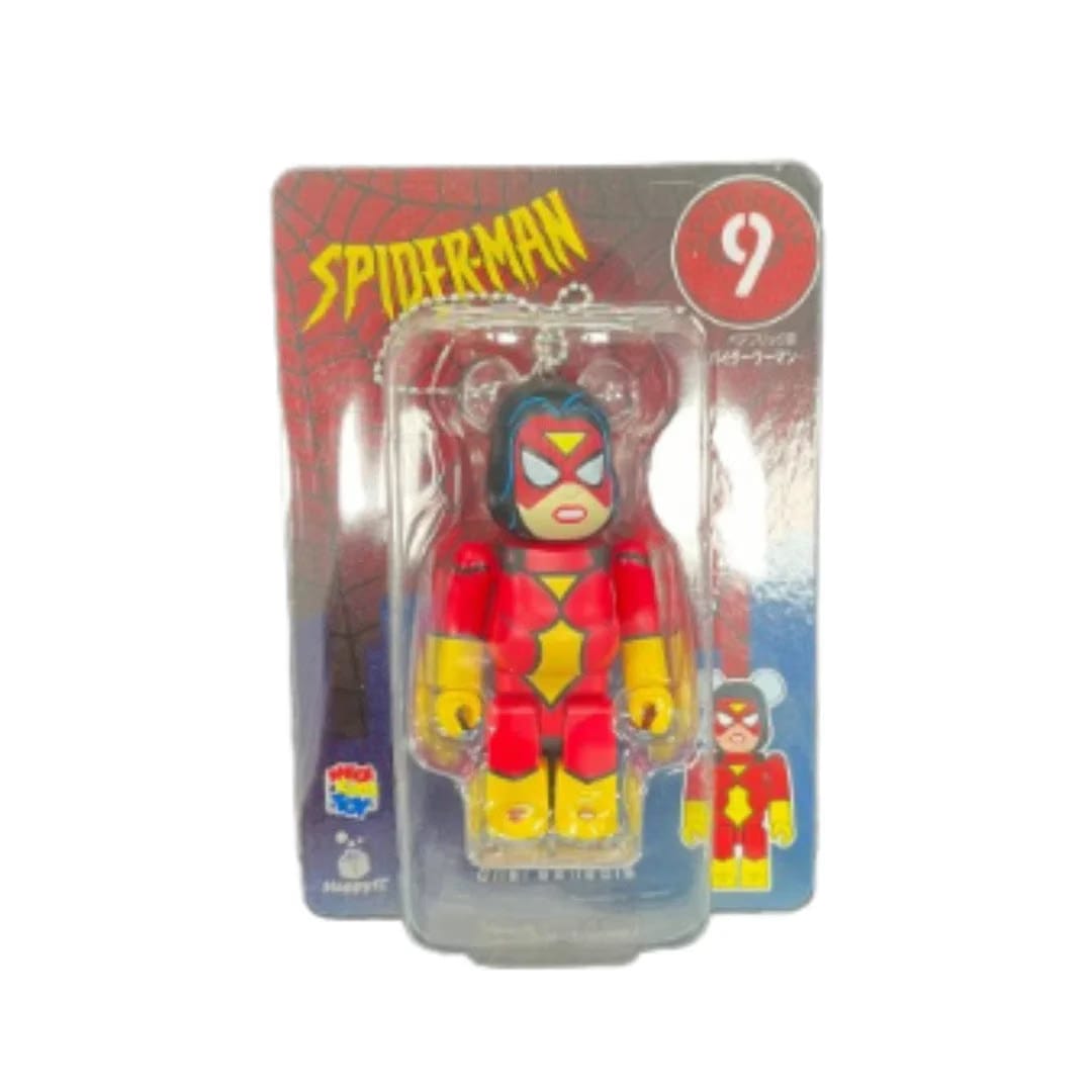 Bearbrick Medicom #9 Spider Woman 100% Bearbrick Marvel Keychain