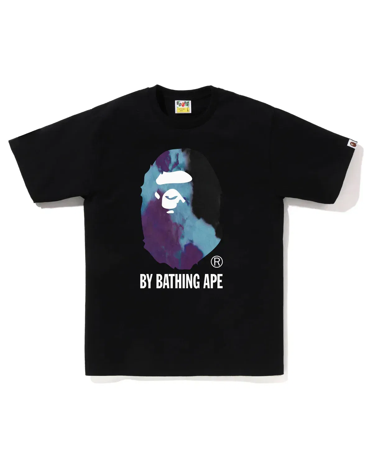 Bape Tie Dye By A Bathing Ape Tee 'Black Black'