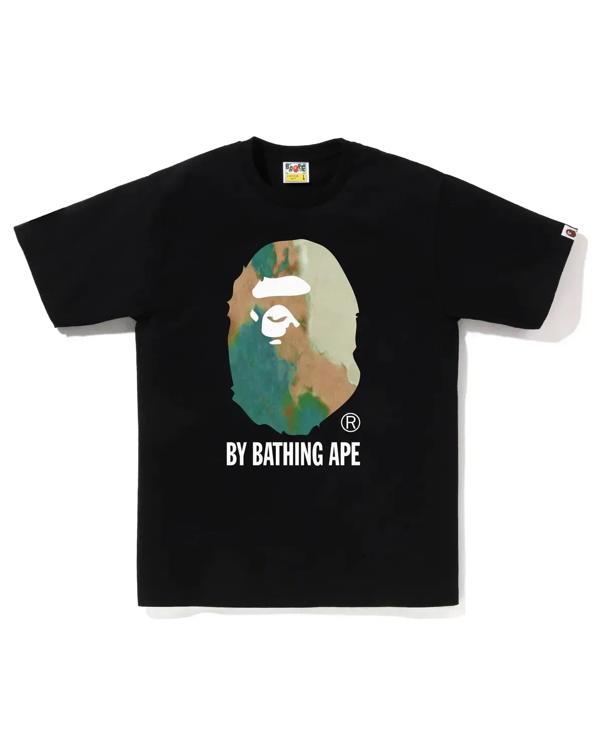 Bape Tie Dye By A Bathing Ape Tee 'Black Beige'
