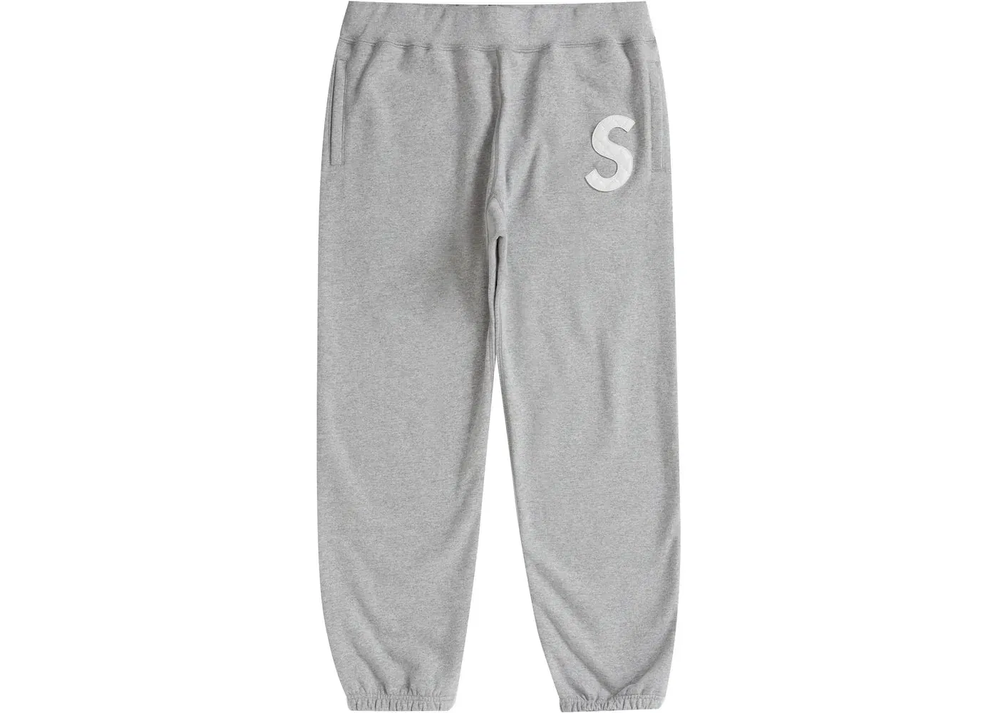 Supreme S Logo Sweatpants 'Heather Grey' SS20