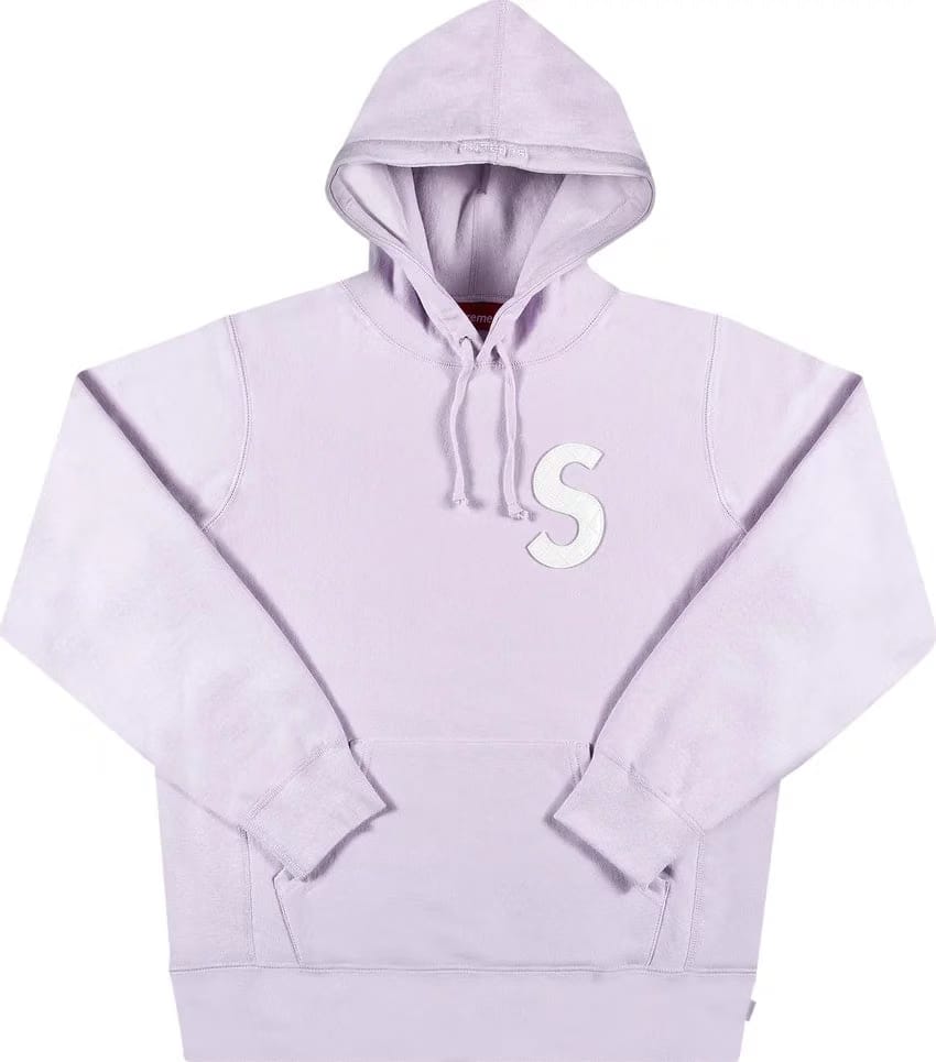 Supreme S Logo Hoodie 'Light Purple' SS20