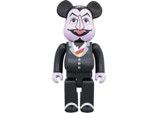 Bearbrick Count Von Count 'Black' 400%