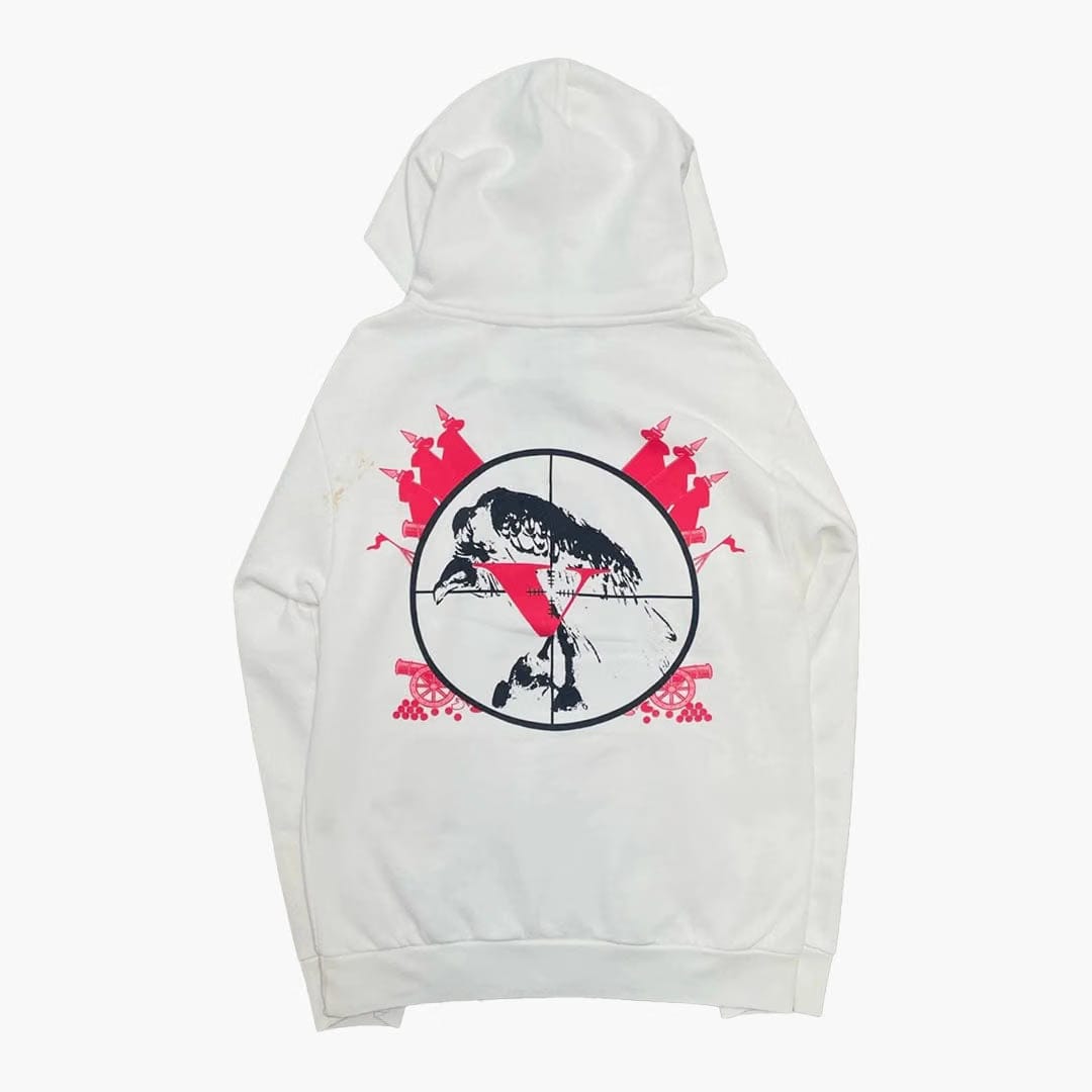 Vlone Kodak Black 47 Hoodie White