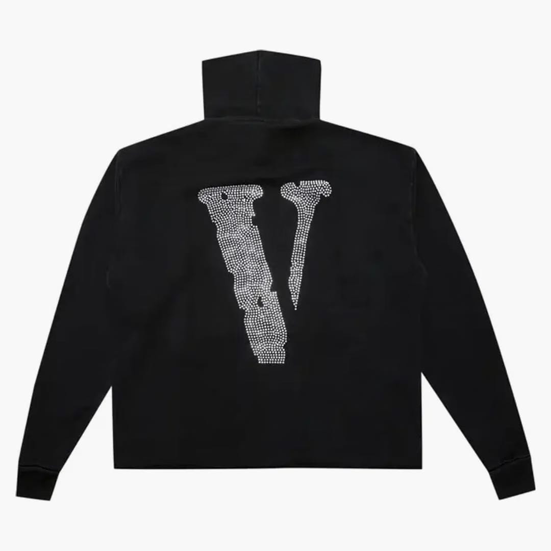 Vlone Friends Rhinstone Hoodie Black