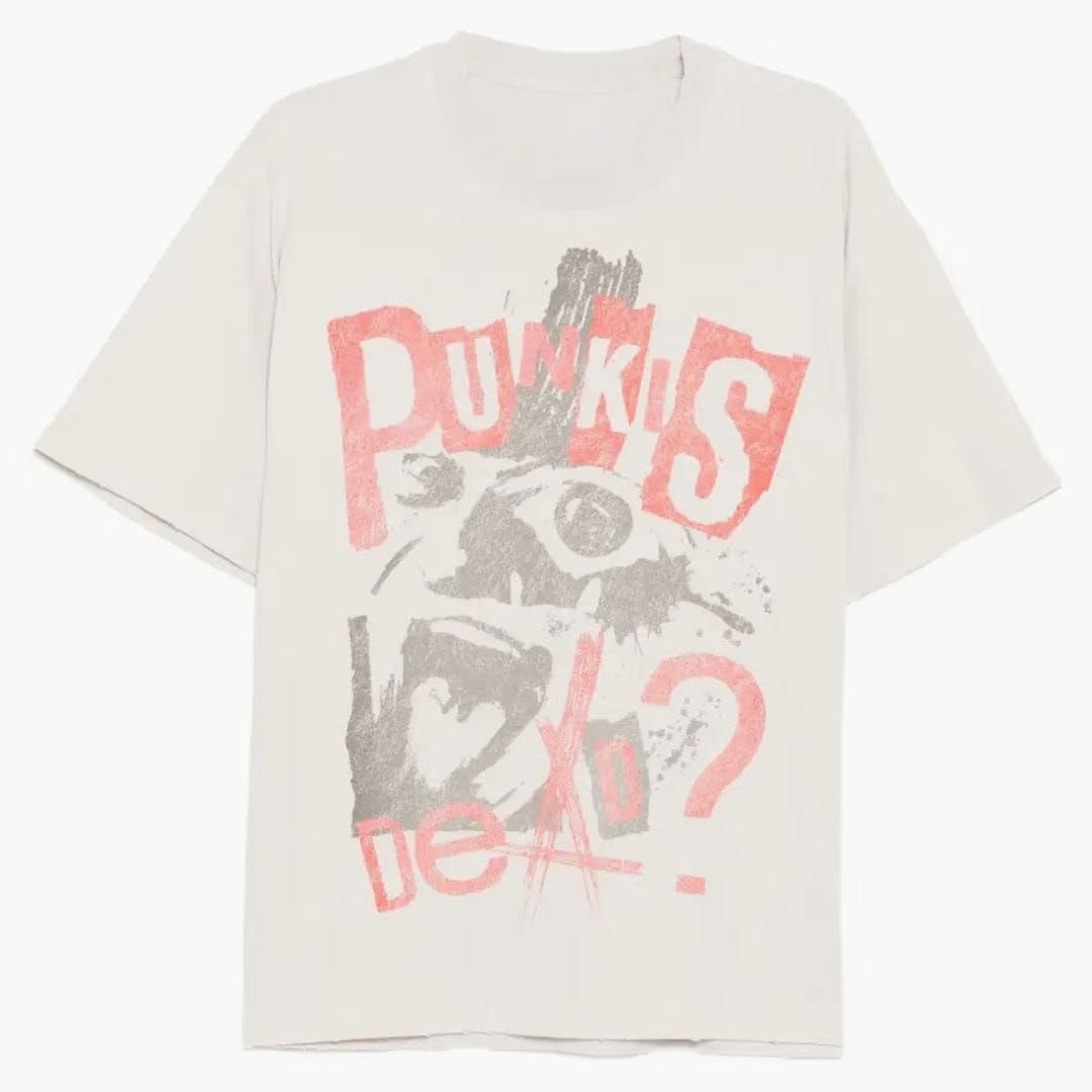 Warman Punks Graphic T-Shirt White
