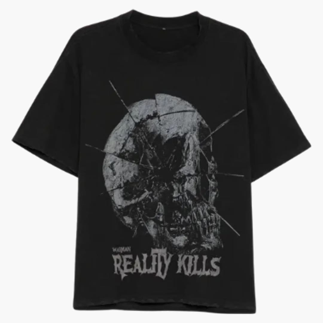 Warman Broken Skull Graphic T-Shirt