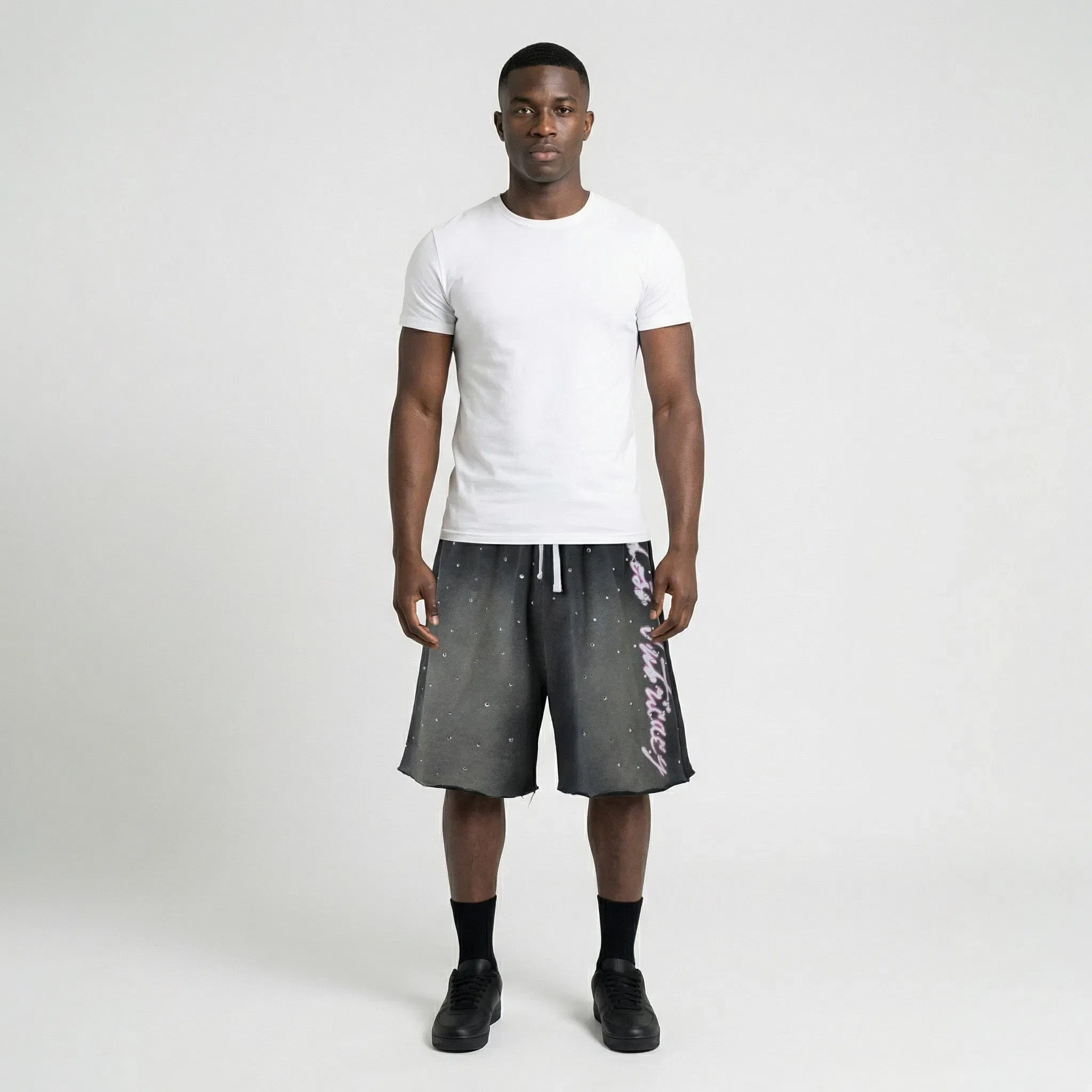 Lost Intricacy Forbidden Love Shorts Black