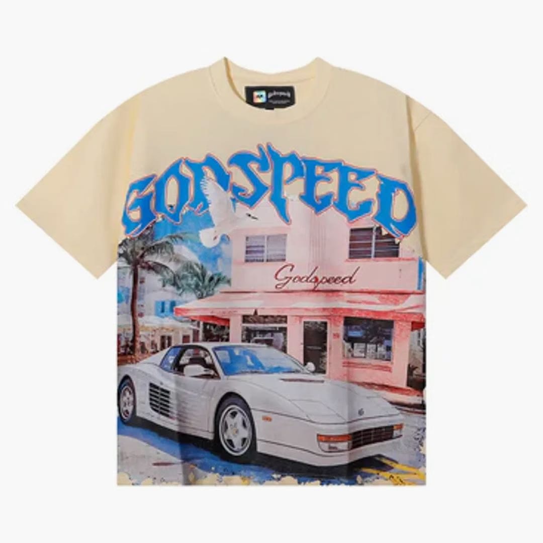 Godspeed Miami Rarri T-Shirt White