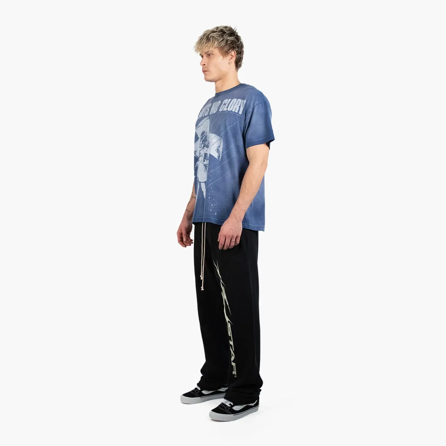 Hellstar Carry Your Cross Tee Navy