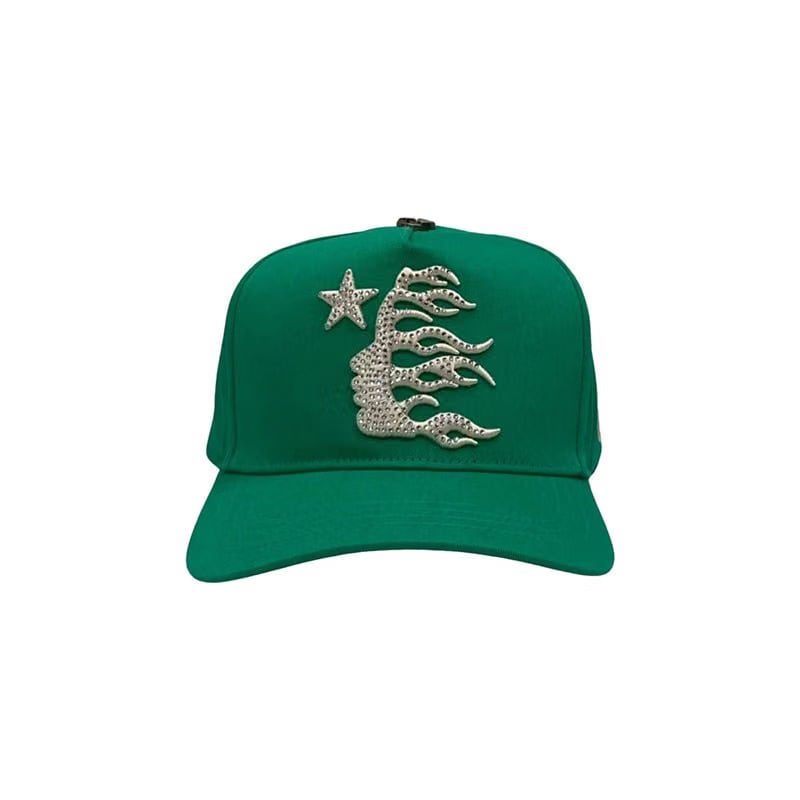 Hellstar OG Logo Rhinestone Snapback Hat