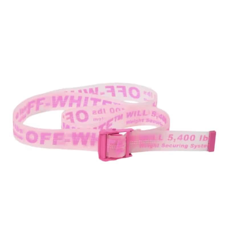 Off White Rubber Industrial Belt