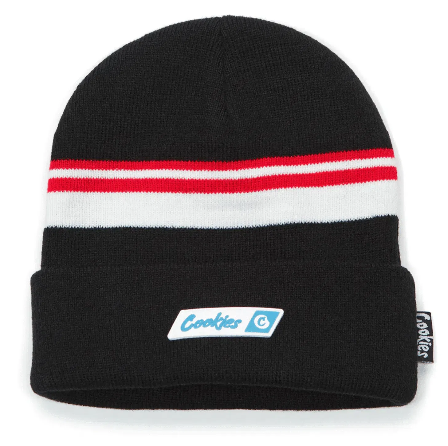 Cookies Bal Harbr Jacquared Stripe Knit Beanie