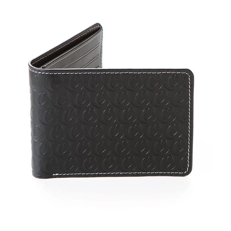 Cookies Leahter Monogram Embossed Billfold Wallet