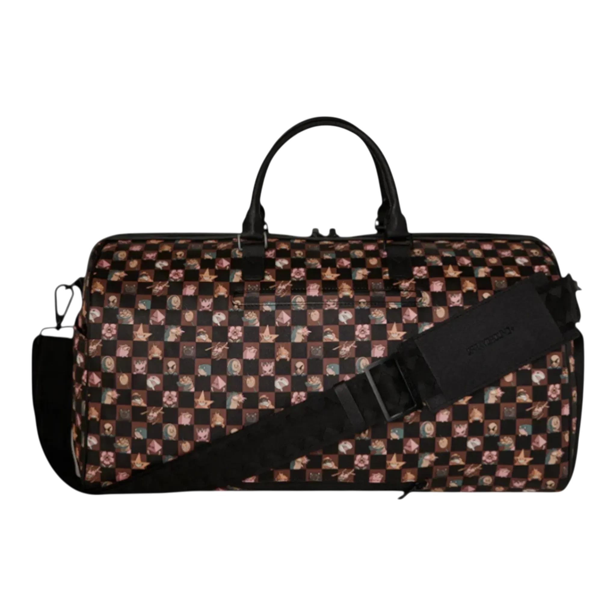 Sprayground Peeking Characters Remix Duffle Bag