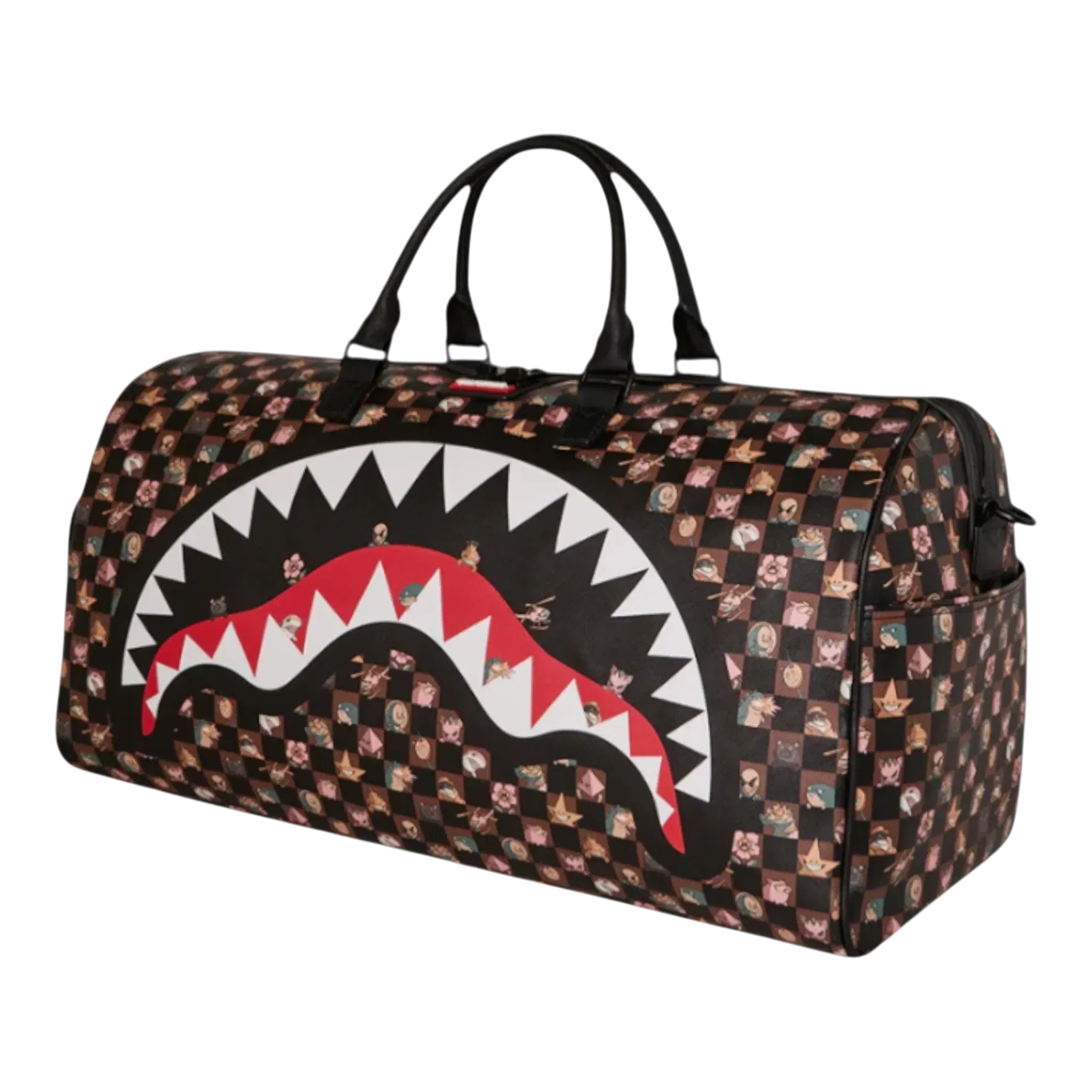 Sprayground Peeking Characters Remix Duffle Bag