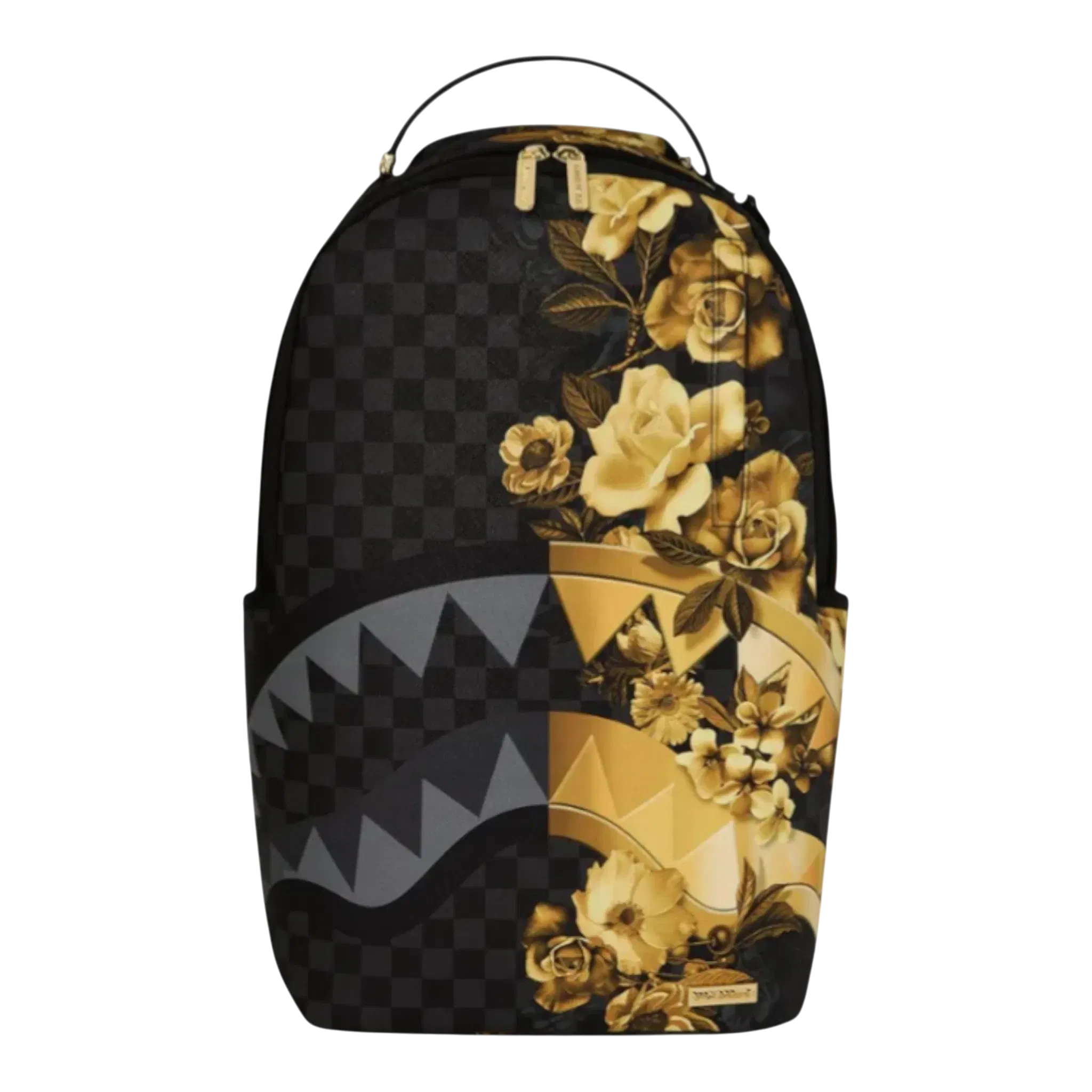 Sprayground Gold Floral Remix Backpack
