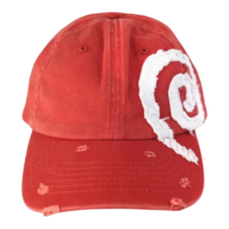 Grawlixes Dizzy Distressed Red Cap
