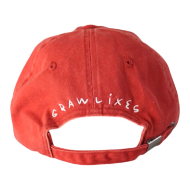 Grawlixes Dizzy Distressed Red Cap