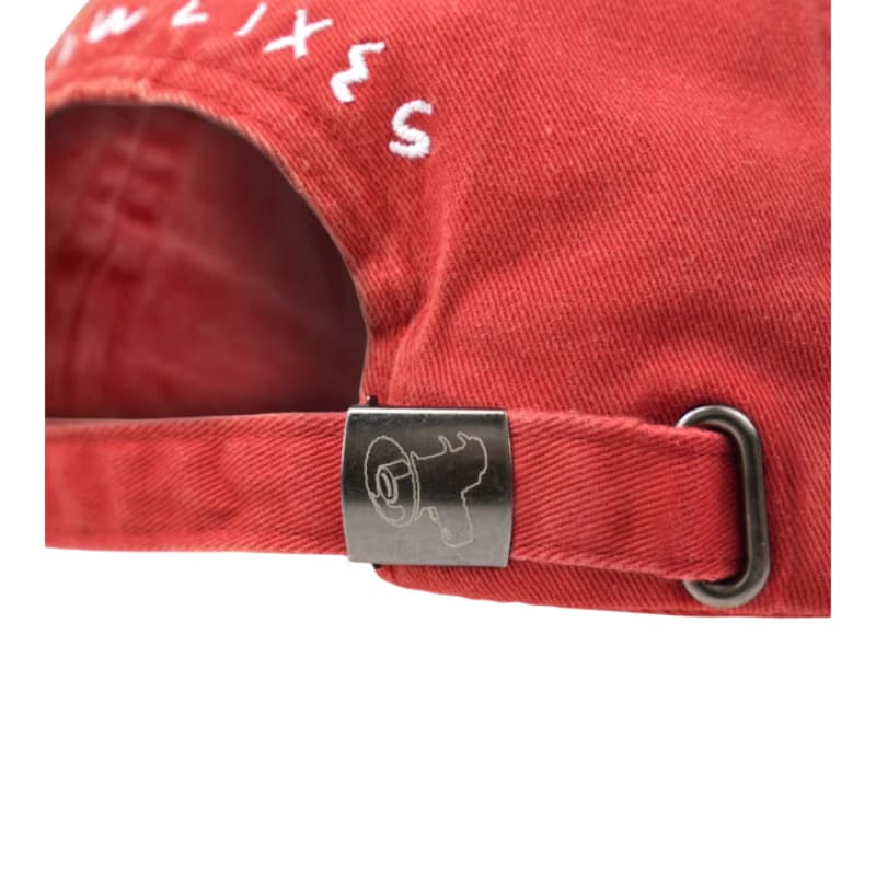Grawlixes Dizzy Distressed Red Cap