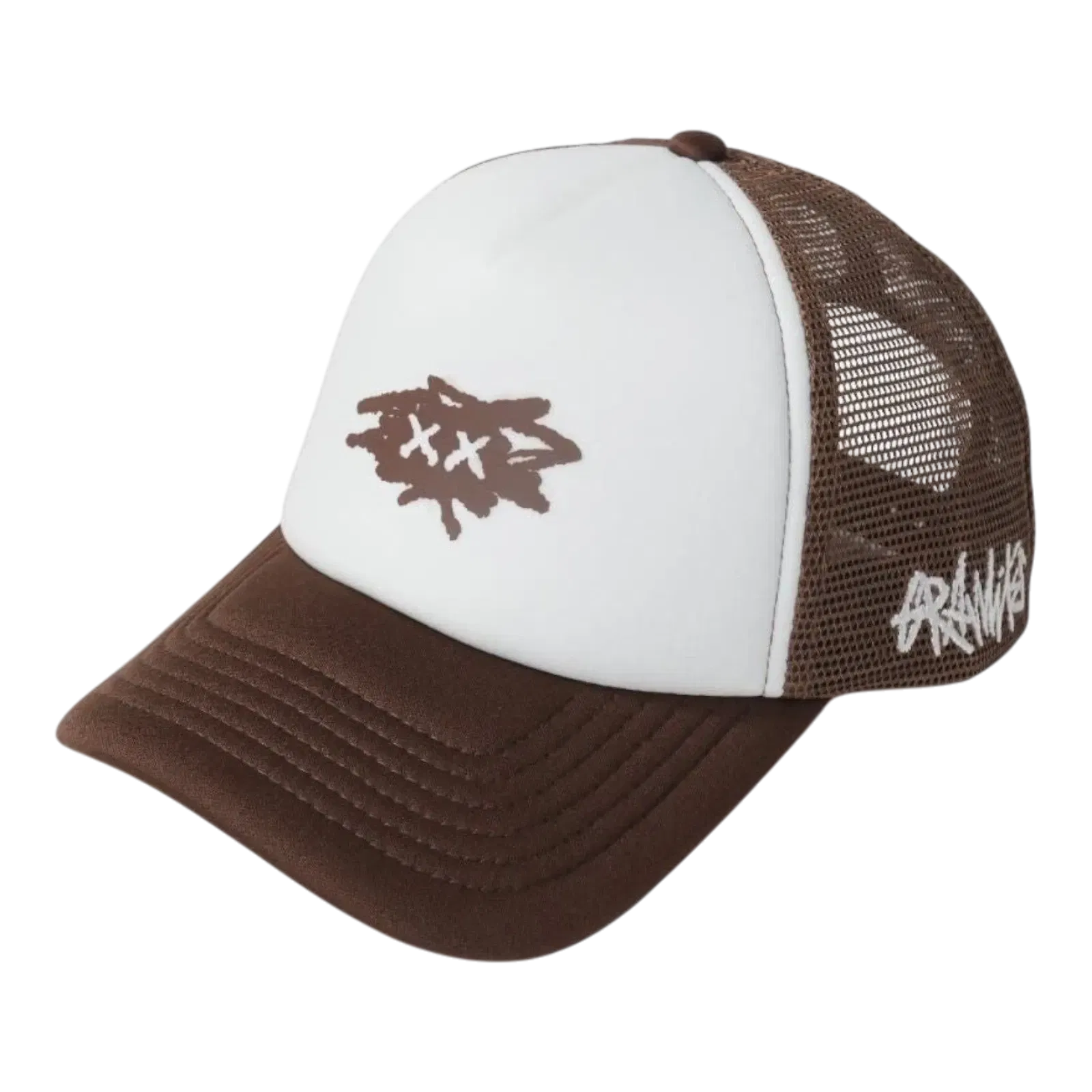 Grawlixes Nittle Trucker Hat – Brown