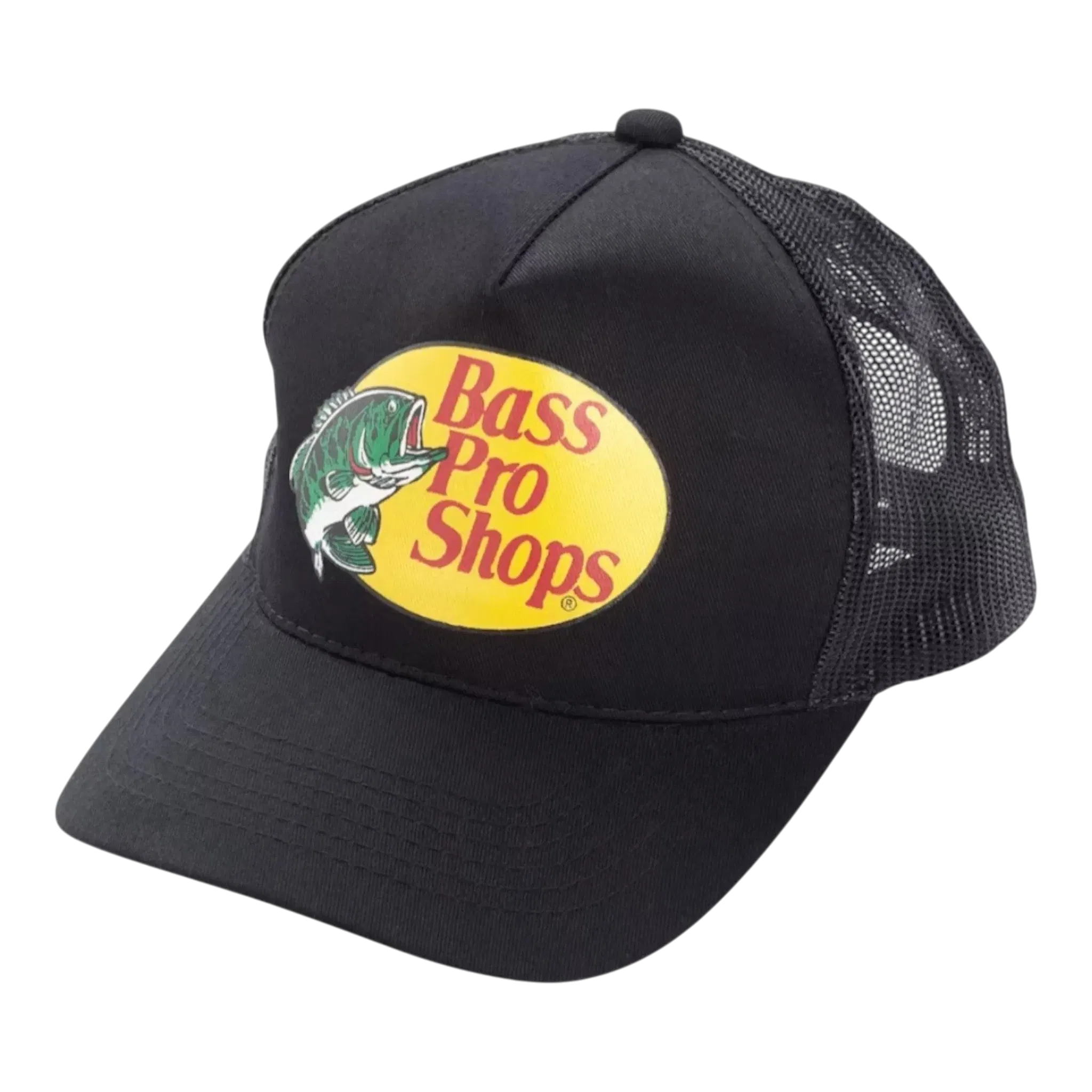 Bass Pro Shops Mesh Trucker Cap – Black