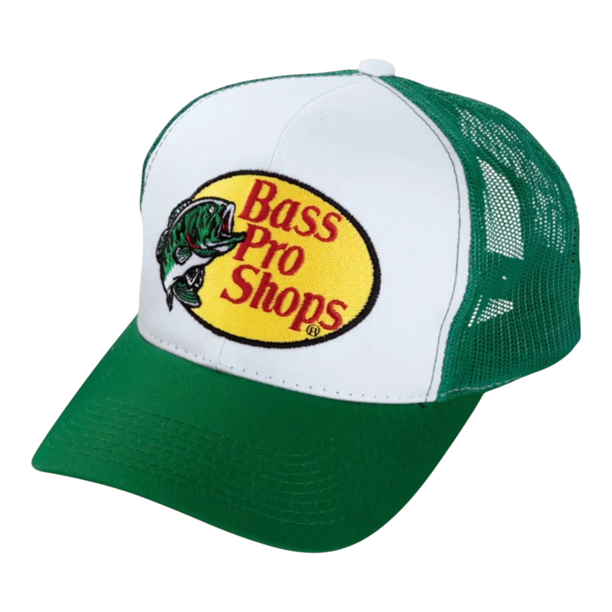 Bass Pro Shops Embroidered Logo Mesh Cap – Green