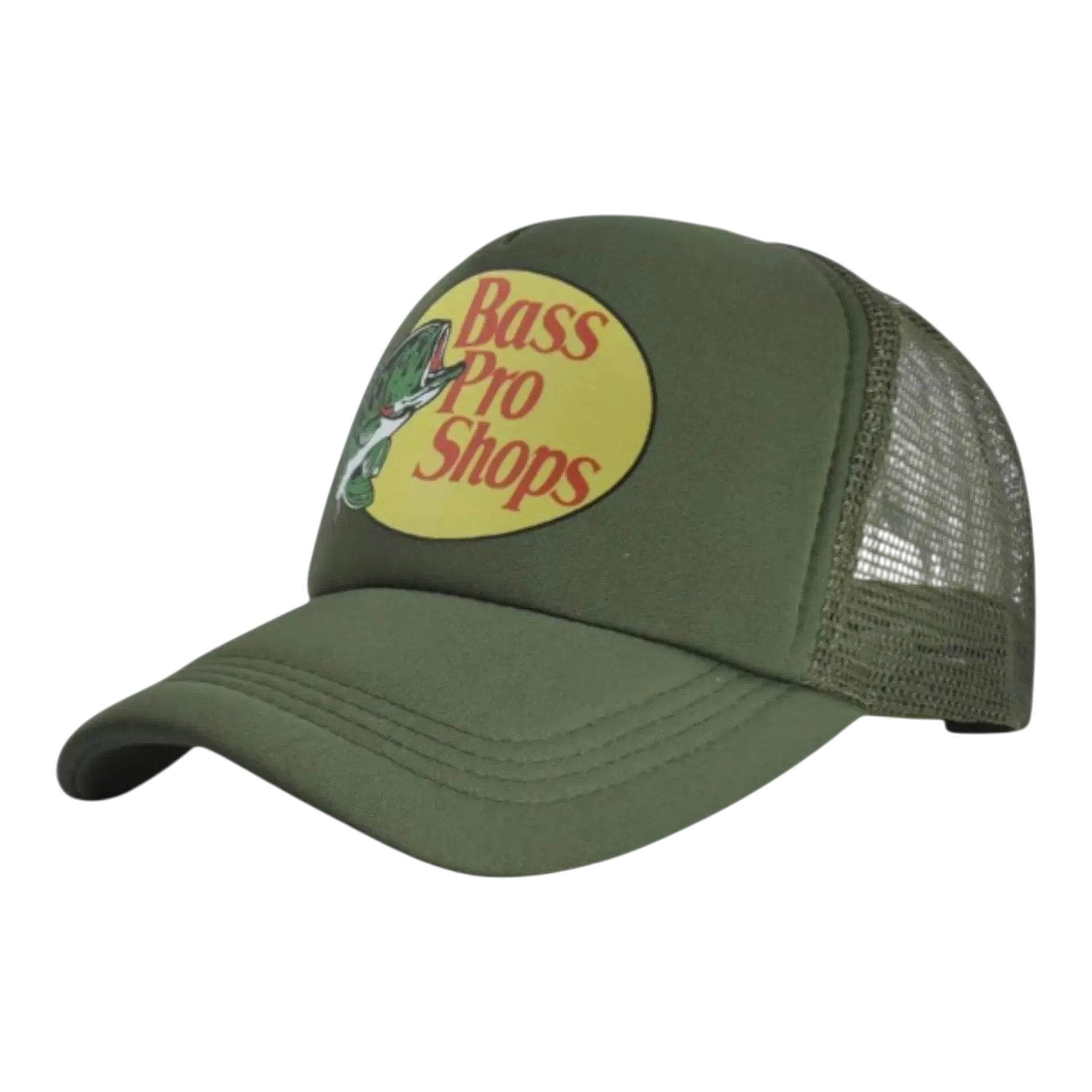 Bass Pro Shops Mesh Trucker Cap – Olive