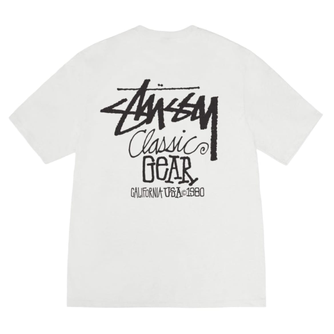 Stussy Classic Gear Pigment Dyed Tee ‘Natural'