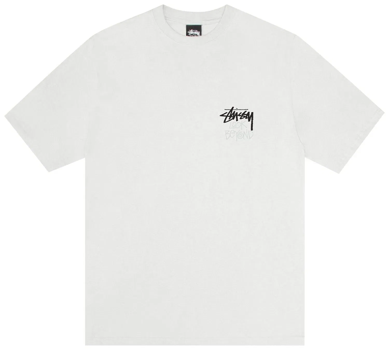Stussy Look Beyond Pigment Dyed Tee ‘Natural'