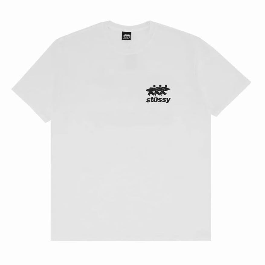 Stussy Surfwalk Pigment Dyed Tee ‘White’ (SS24)