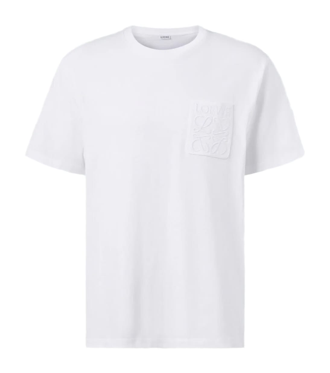 Loewe Anagram White T-Shirt with Pocket