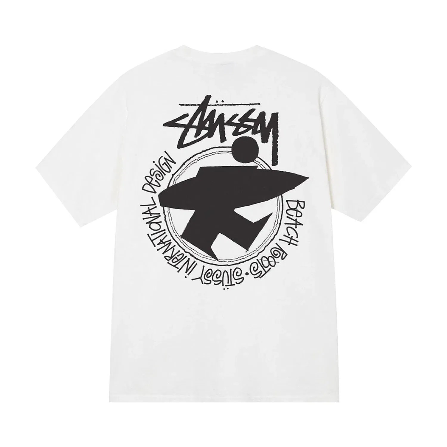 Stussy Beach Roots Pigment Dyed Tee White (SS22)