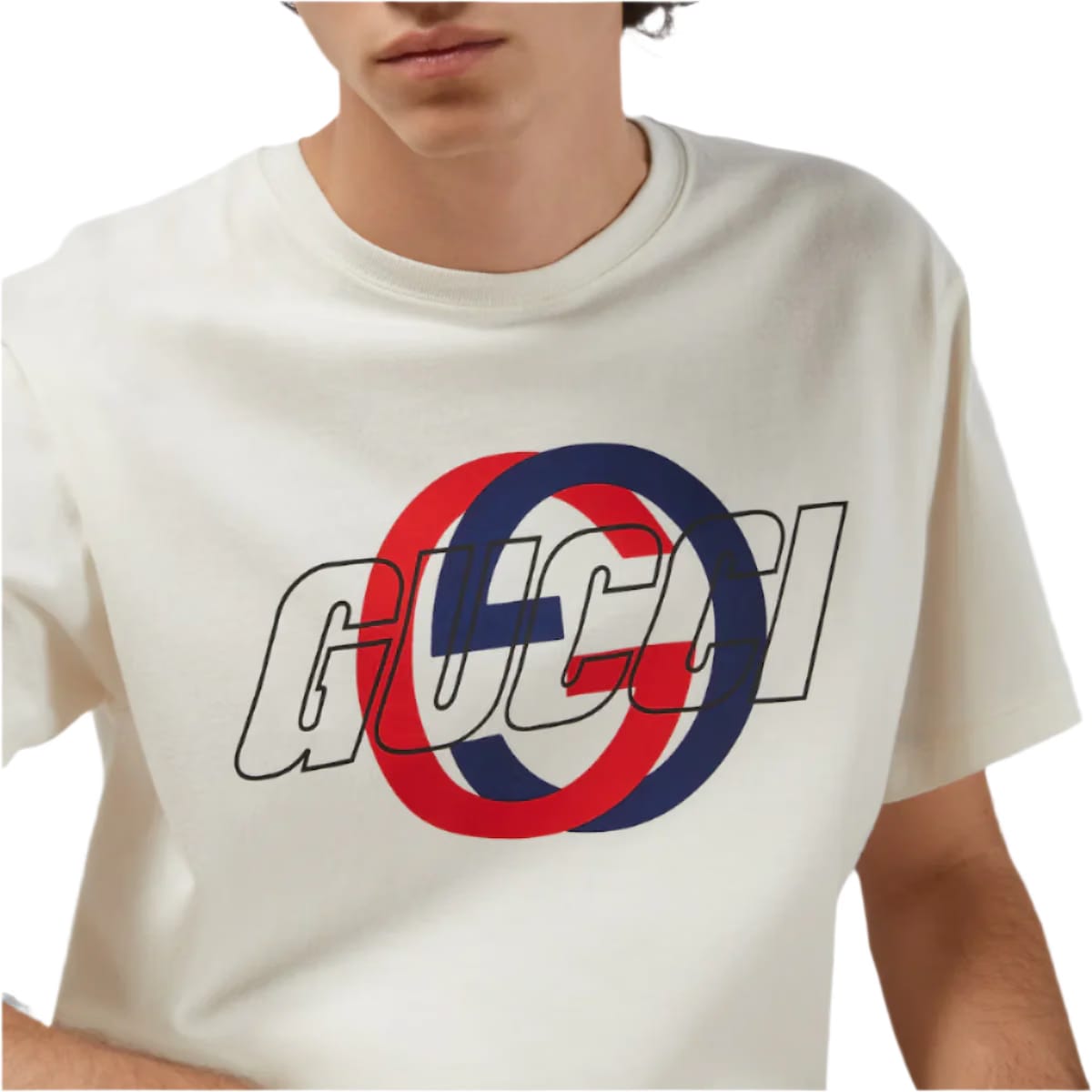 Gucci Cotton Jersey Printed T-Shirt ‘Off White’