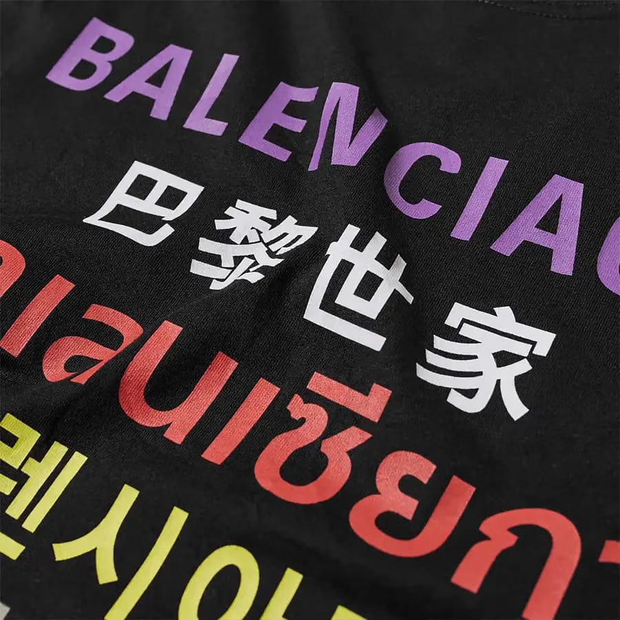 Balenciaga Languages Tee