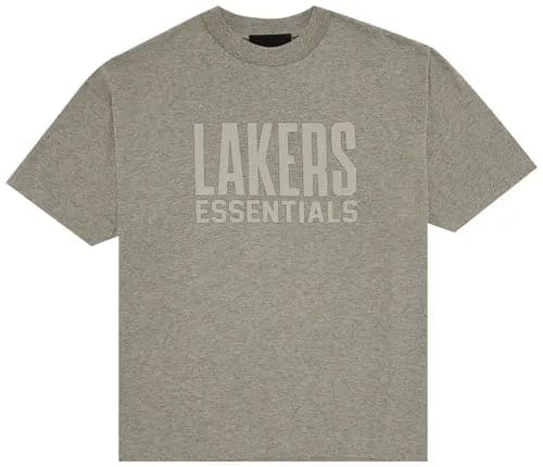 Fear of God Essentials x NBA Lakers Tee 'Warm Heather'