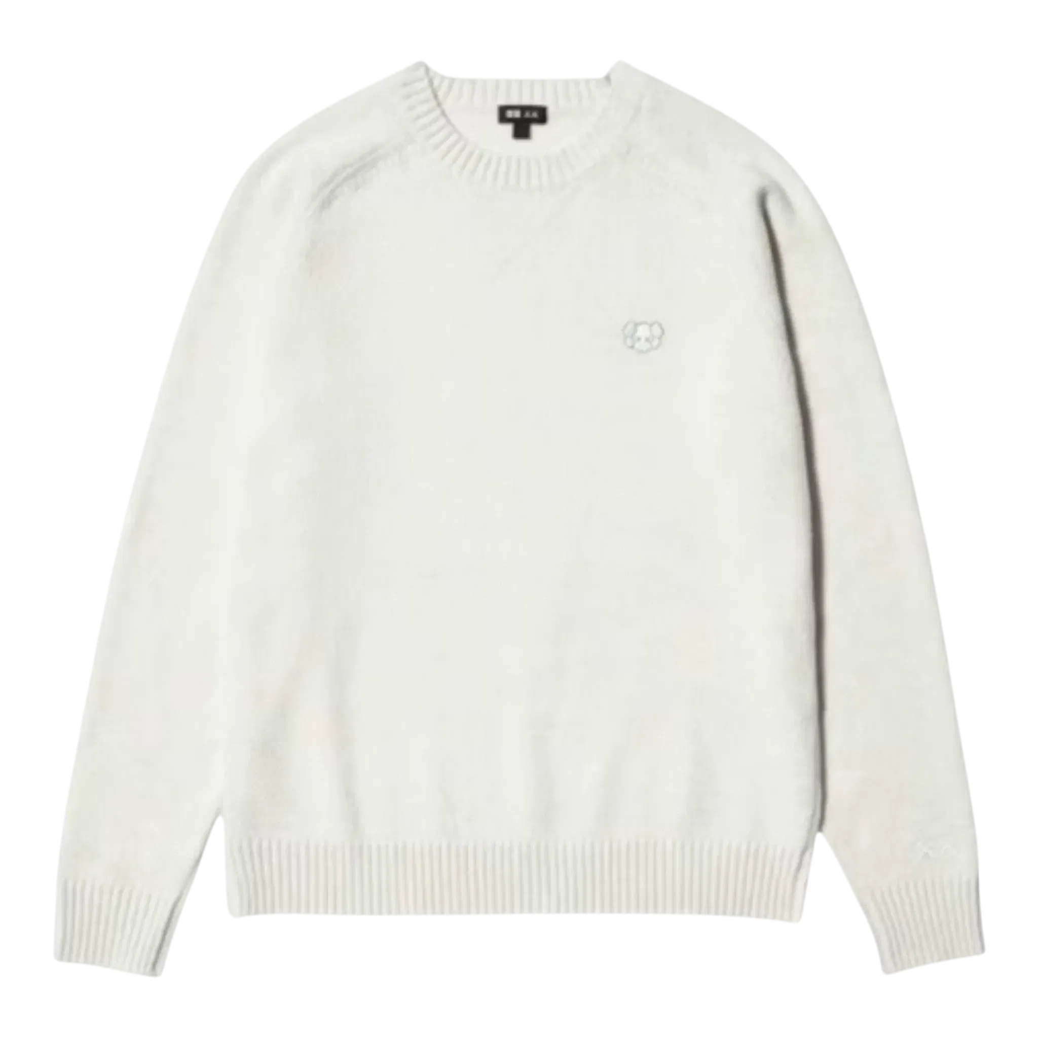 Uniqlo x KAWS Winter Lambswool Crew Neck Sweater – Off-White