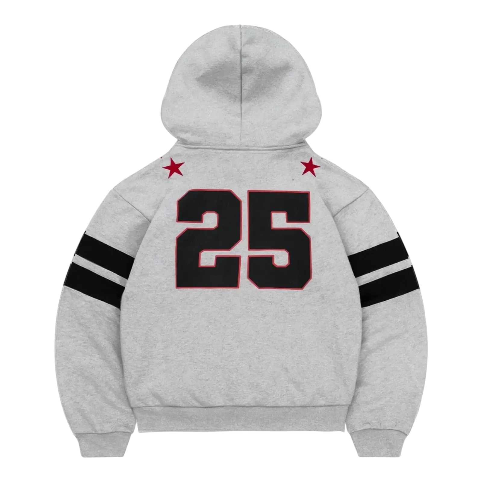 Bravest Studios Grey Star Zip Hoodie – Heather Grey