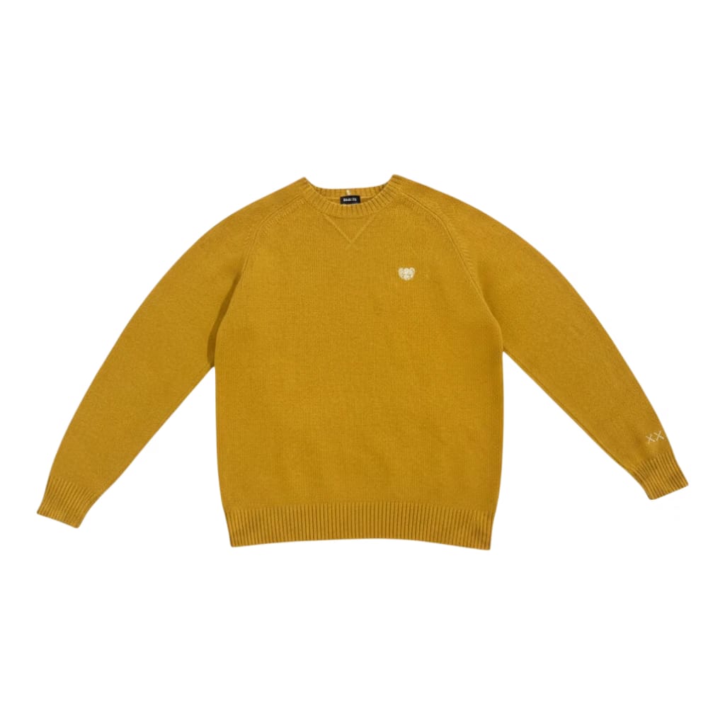 Uniqlo x KAWS Winter Lambswool Crew Neck Sweater – Yellow