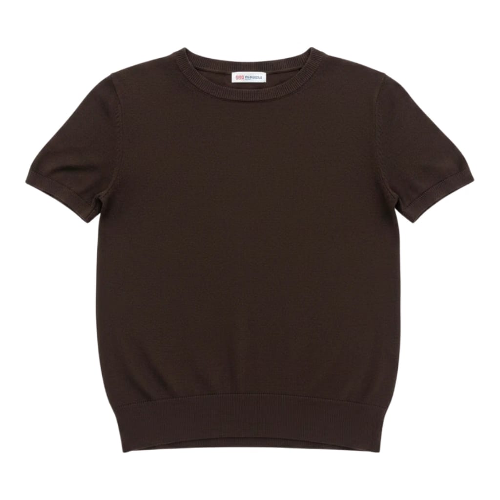 Uniqlo UV-Cut Crew Neck Sweater Brown
