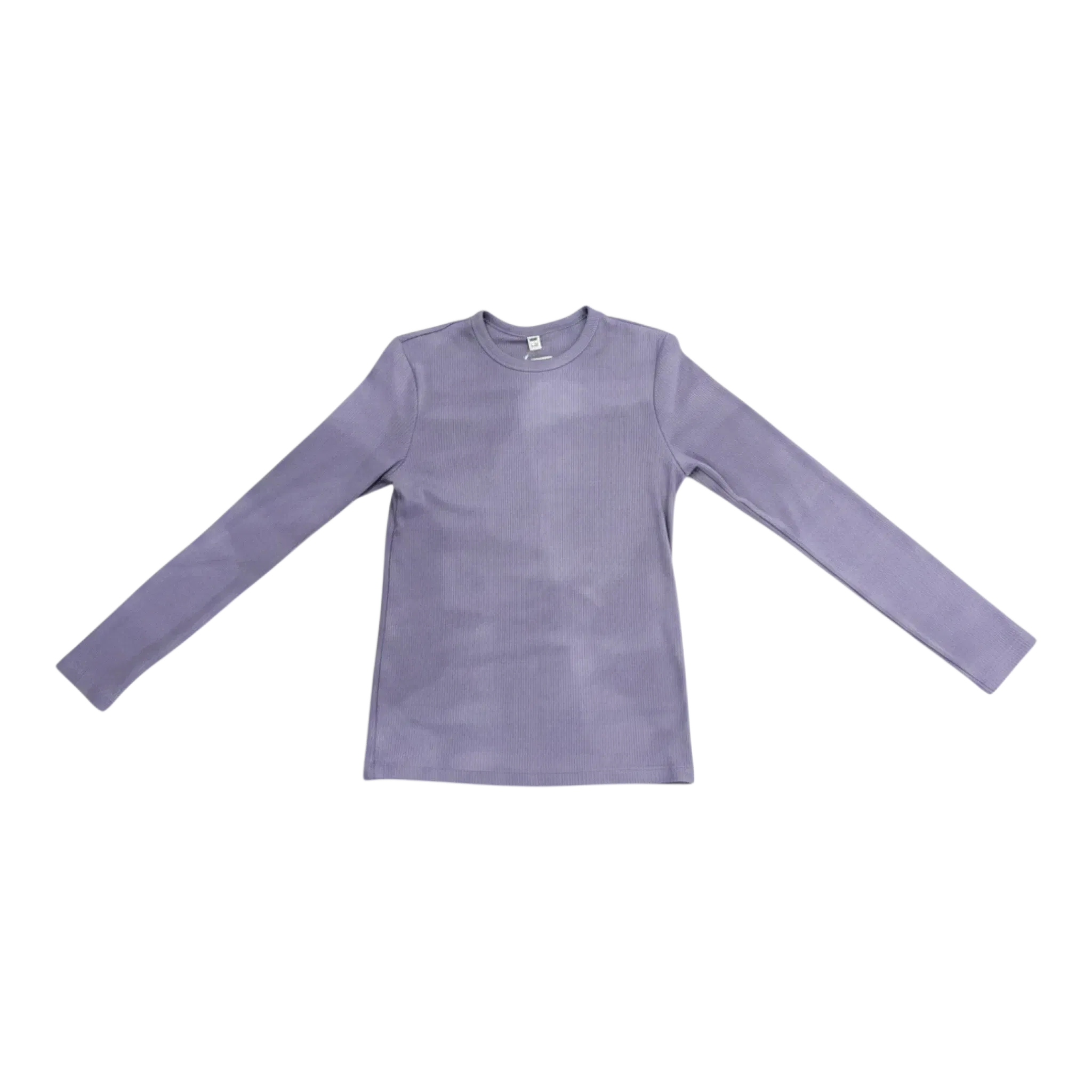 Uniqlo Soft Rib Crew Neck Tee – Long Sleeve Light Purple (Women’s)