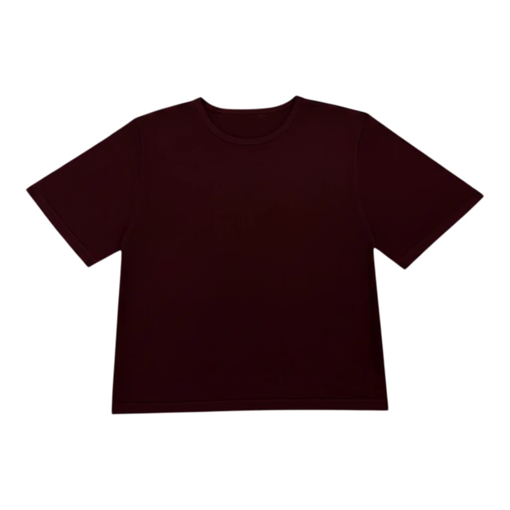 Uniqlo Boxy Knit T-Shirt – Dark Brown (Women’s)