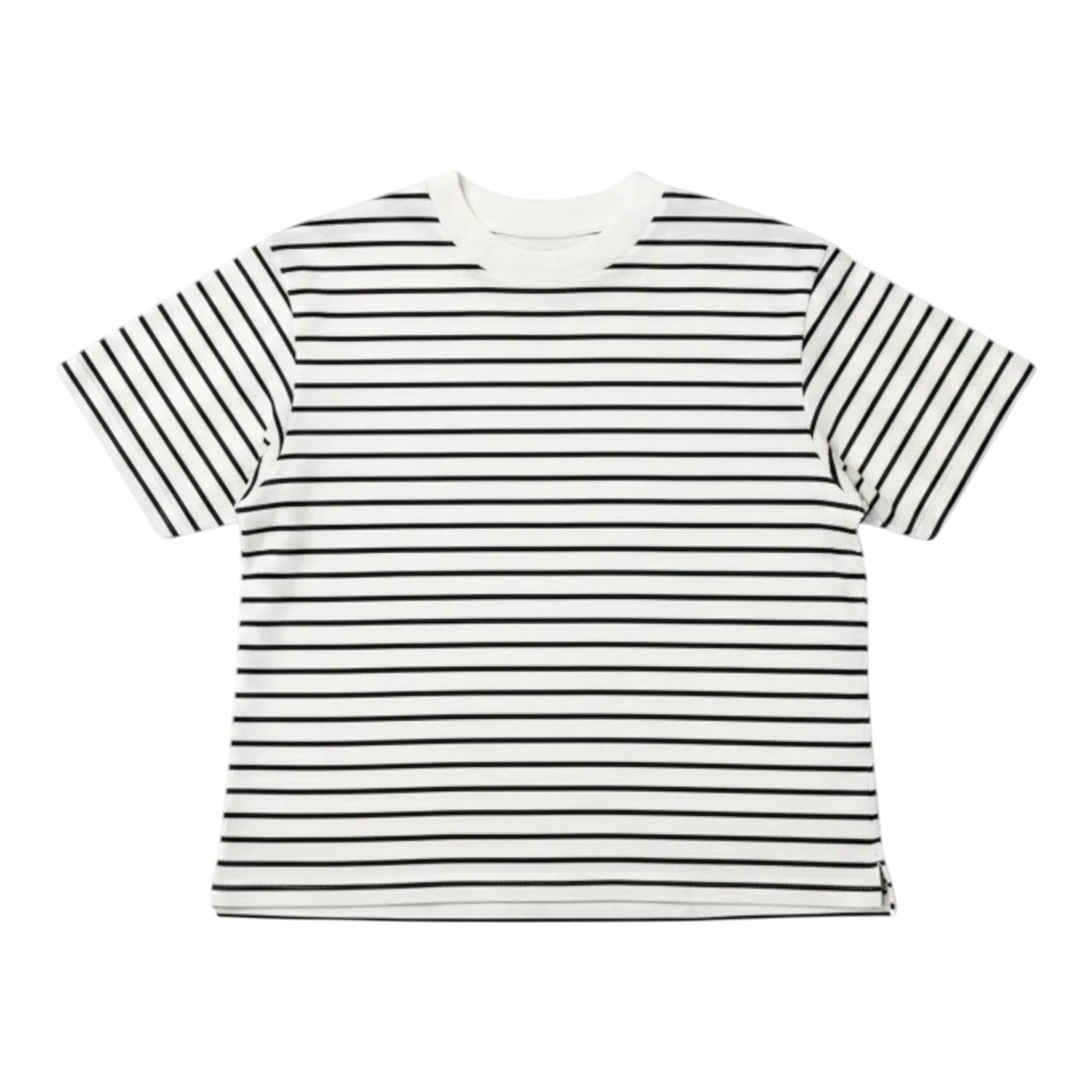 Uniqlo AIRism Cotton T-Shirt – Striped Off-White (Women’s)