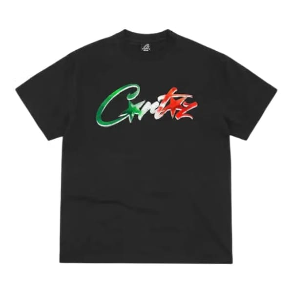 Corteiz Allstarz Italia T-Shirt – Black