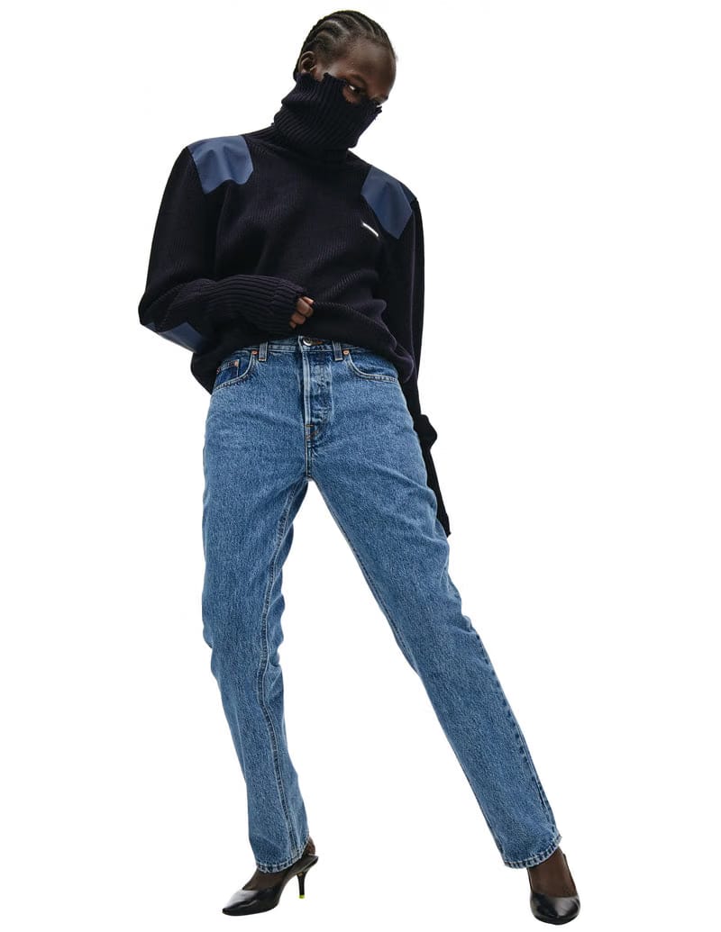 Vetements Blue Skinny Jeans